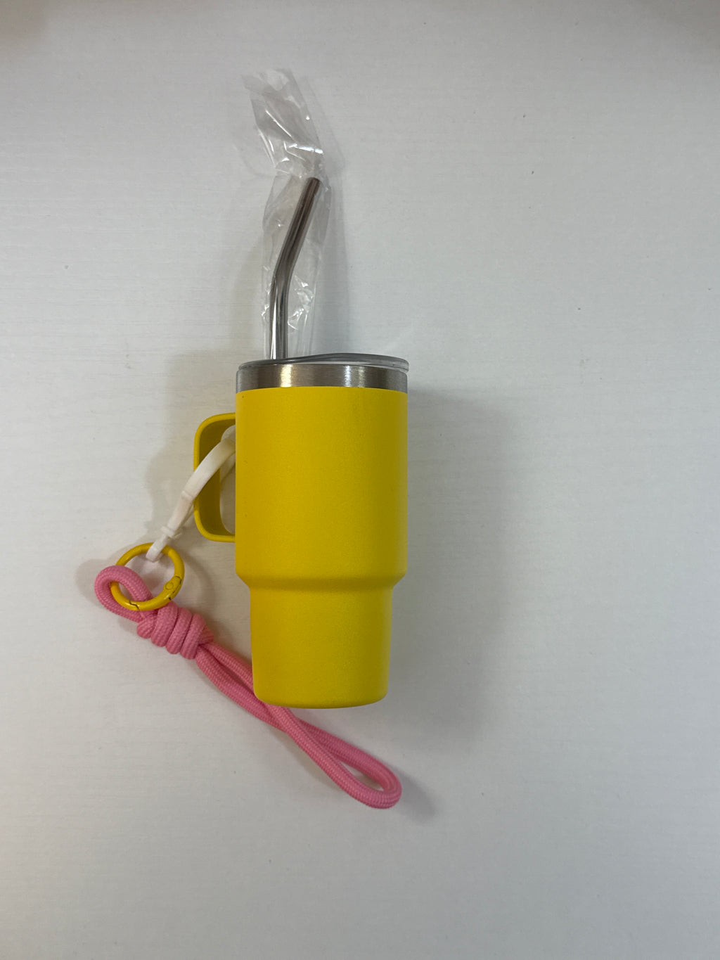 2 oz. Sip & Go Thermo Cup w/ Clip and Rope - Stainless Steel - Free Shipping in US!