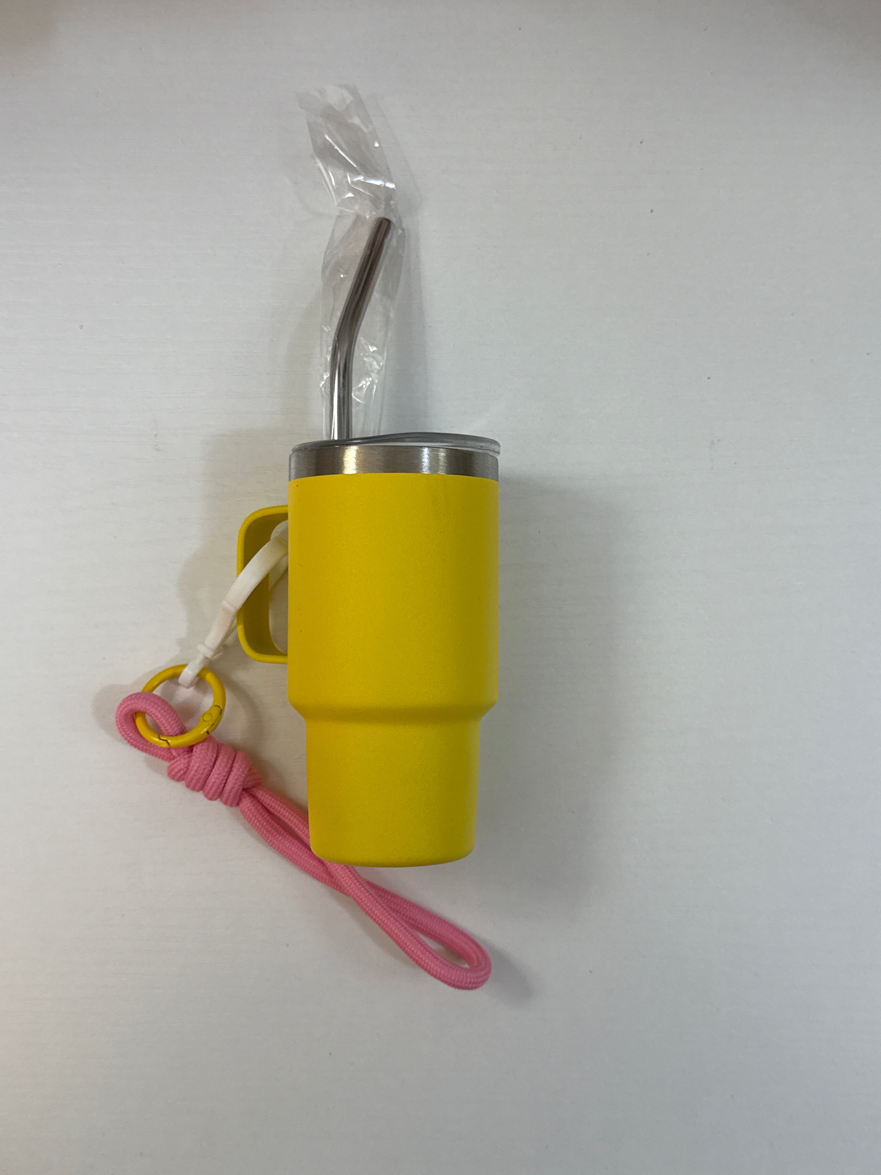 2 oz. Sip & Go Thermo Cup w/ Clip and Rope - Stainless Steel - Free Shipping in US!
