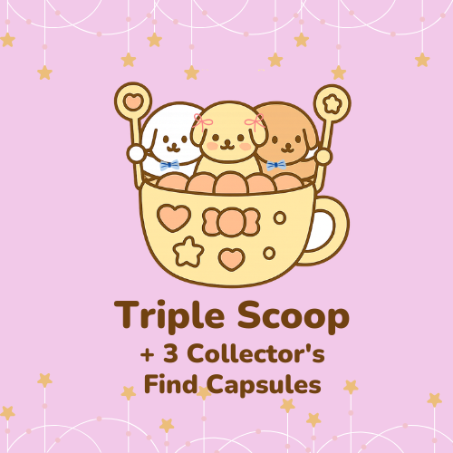 Triple Scoop + 3 Collector's Find Capsules  (Premium Experience)